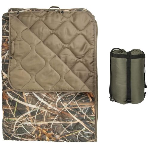 Kylebooker Camo Woobie Blanket Waterproof Poncho Liner for Outdoor Camping;  Hiking;  Hunting;  Survival;  Backpacking;  Picnicking